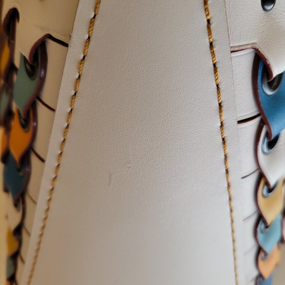 Coach 1941 Rogue Tote Color-Block Chain Link. - Picture 4 of 15